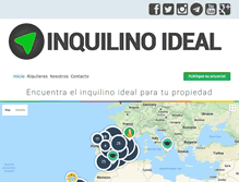 Tablet Screenshot of inquilinoideal.com